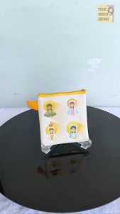 Christian Wallet Mother Mary Chibi Souvenir Kristen Katolik Kristiani Tempat Wadah Rosario Bag Dompet Bunda Maria