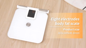 【10 years Warranty】 KONKO Smart Body Fat Scale 8 Electrode Large Display Smart Scale 4 Precision Sensors Digital Weight Scale & Body Analyzer 25 Body Composition Metrics BMI Body Composition Monitors with App Sync bmi weight scale digital inbody scale 体脂秤