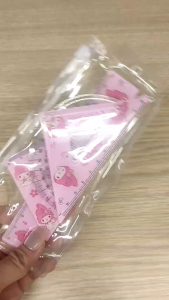 SET PENGGARIS JANGKA BUSUR SANRIO ANIME | PERLENGKAPAN ALAT TULIS SEKOLAH | ATS | ATK | ALAT TULIS SEKOLAH | PENGGARIS LUCU | GARISAN BUSUR | PENGGARIS SEGITIGA | KUROMI | POCACCO | CINAMORROL | MELODY | POKEMON | PIKACHU |TTD