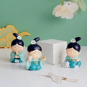 Pajangan Chinese Little Girl Ornament Dekorasi Meja Mobil Lucu Unik Imut