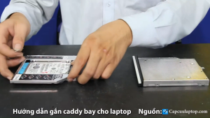 [HCM]Caddy bay SATA3 gắn ổ cứng thay cho ổ DVD laptop