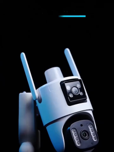 V380 BP3 CCTV Camera Connect Cellphone Dual Lens HD 4MP Waterproof Outdoor Camera CCTV Wifi Connect 360 Rotation Ultra Wide Angle Lens CCTV Security Cameras IP Camera Full Color Night Vision With Two-Way Audio AI Motion Detector