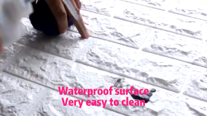 HOT SALE 1pcs 70x77cm 3D Wallpaper Brick Self-adhesive Waterproof Moisture-proof Mildew-proof