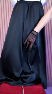 Váy Ngủ 2 Dây Lụa Satin 4LOVA Cao Cấp Dáng Suông Buộc Nơ Lưng EVA130