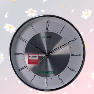 Jam Dinding Edison Sweep ES 290 AL T66 Timbul Diameter 290mm 29cm