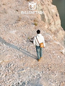 Túi đeo chéo nam 100% da bò thật cao cấp phong cách mới