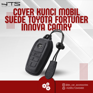 Cover Kunci Sarung Kunci Suede mobil Toyota Fortuner Innova Camry
