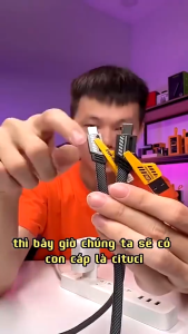 Dây sạc nhanh 4 in 1 65W sạc Usb-Type C Type C-Type C Type C - L USB - L - Đa năng đa dụng