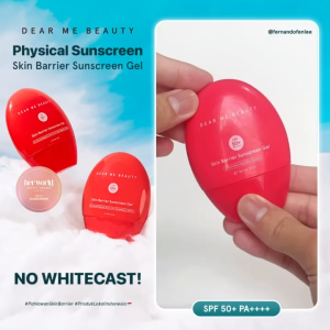 READY PROMO BULAN INI DEAR ME BEAUTY Skin Barrier Sunscreen Gel SPF 50 PA++++ 35gr / Sunblock Wajah / Cleanser