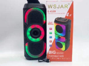 WSJAR E-4106/E-4107/E-4108 / E-4109 High Quality Super Strong Bass 1800mAh RGB Portable Multifunction Portable Speaker
