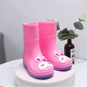 High-Quality Children's Rainboots: Waterproof & Non-Slip Outdoor Shoes for 2-10 Yrs Old