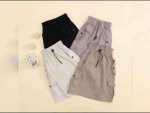Rok Kargo Anak Perempuan Korean Style