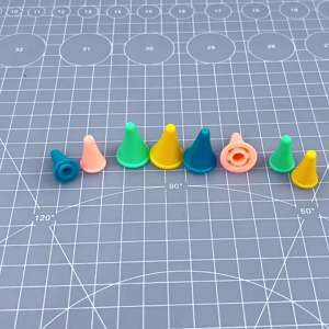 จุกปิดปลายไม้นิตติ้ง ยาง กันหลุด กันไม้แทงออกมาเป็นอันตราย 1 คู่