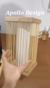 (HCM) Đèn Ngủ Để Bàn Hình Chữ Nhật Dùng Để Decor Homestay Phòng Ngủ