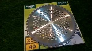 Pisau Bulat Mesin Pemotong Rumput 255 mm 40 Mata Tasco - Tip Saw Brush Cutter Blade
