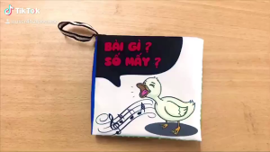Sách Vải Sơ Sinh Kích Thích Thị Giác 12x12cm Chủ Đề Bài Gì - Số Mấy
