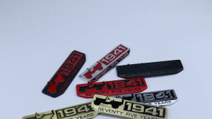 JEEP 1941 สติ๊กเกอร์ติดรถ 75 ปีแต่งรถคลาสสิคโลโก้รถยนต์ครบรอบ JEEP 75 คู่มือ Wrangler Freelance Grand Cherokee