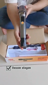 Mic Wireless ADVANCE Mic-104 Single Profesional Original | Microphone Tanpa Kabel Advance Mic-104 Microphone Karaoke Tanpa Kabel Suara Bersih Dan Jernih | Gallery Audio