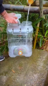 Water Tank Vehicle Portable Water Tank With Handle Food Tank With Faucet Suitable For Travel Camping Barbecue Fishing