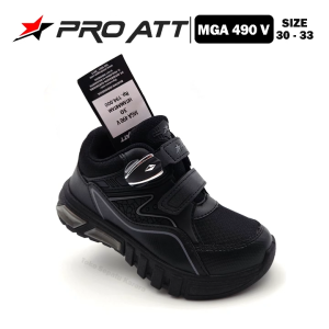 Sepatu Sekolah Anak TK SD Laki Laki/Perempuan – PRO ATT – MGA 490 V – Size 30-33 – Sneakers – Sport – Velcro – Magnet