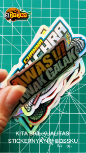 STICKER LABEL CHANNA PREDATOR IKAN HIAS TROPICAL Hologram premium anti air