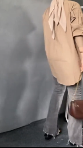 Gaudy Katun Shirt Oversize Atasan Wanita Kemeja atasan