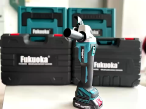 SK Fukuoka Brushless Motor Cordless Angle Grinder with Two Set Lithium-Ion Power Tools