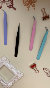 Tweezer Pinset Penjepit Stiker Scrapbook Tools Warna Pastel Lucu Pastel Color Tweezer Sticker /Pinset Bengkok/ Pinset Lurus penjepit stiker pinset pastel pinset warna warni pinset journaling pinset murah lucu warna warni