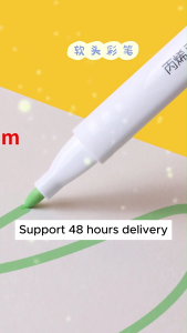 bside.ph 12/24/36/48 Color Acrylic Markers Art Marker Highlighter Pen Set