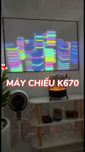 Máy Chiếu Mini Cao Cấp 4K K670 Mới Nhất 2024 Chính Hãng KAW Chất Lượng Siêu Nét Độ Sáng Cao Bảo Hành 12 Tháng Lỗi 1 Đổi 1