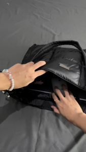 Tote Bag - Aram Store - Puffy Bag Leoni Shoulder Bag Tas Bahu Wanita Tas Bahu Polyester Embroidery Tas Fashion Cokelat Dan Pink Puffy Bag Untuk Musim Semi - Lazada