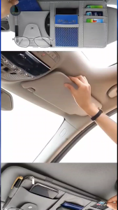 VS-02 Tempat Kartu Sun Visor: Organisir Karcis Mobil dengan Mudah