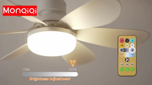 Lampu Kipas Bunga Bohlam LED 30W untuk Ruang Tamu Kamar Tidur Dapur dan Ruang Makan