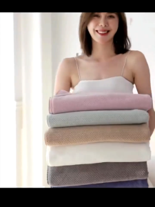 ผ้าเช็ดตัว ขนาดใหญ่พิเศษ 90*170cm ผ้าขนหนู ซับน้ำดีขนไม่หลุด เนื้อนุ่ม ผ้าเช็ดผม รังผึ้ง ราคาส่ง