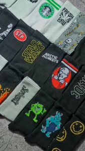 Kaos Kaki Oldschool Motif Skate Merk Panjang Premium - Hosela Project