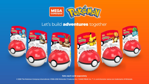 MEGA Pokémon Poké Ball Building Toy Kits With Action Figure For Kids - Assorted