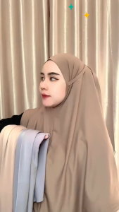 HIJAB BERO TALI SIZE L JERSEY PREMIUM / JILBAB INSTAN JERSEY TALI