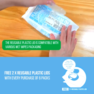 [Bundle of 6x60sheets]Champs 99.9% Pure Water/Hygiene Care/Moisturising Lotion baby Wipes