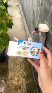 Thai Sabun Goats Milk Soap || Bar Soap Sabun Pemutih 130gr Original BPOM