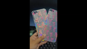 Case Hologram REALME 10 C15 C33 Motif ( 3D PITA  ) Softcase Hologram Bening Tebal - Clear Case 2MM - Sofkes Hp - Kesing Lucu - Casing Viral