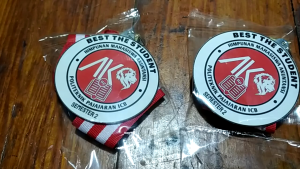 Medali Besi 1 sisi dengan Tali Medali Medali Custom Kejuaraan