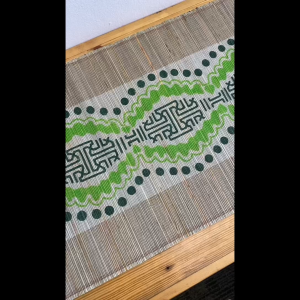 Taplak Meja Tamu Tenun Mendong New Motif Ukuran Panjang 150 Cm Table Runner Aesthetic
