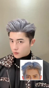 SEVICH 120g ย้อมผมโคลน (สีเทา สีฟ้า) ทิ้งย้อมผมโคลนชั่วคราว Hair Color