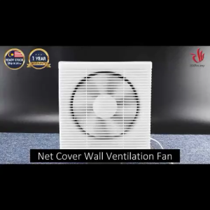 COOL POWER 6/8/10/12" Net Cover Shutter Ventilation Wall Louver Exhaust Fan - Bedroom Bathroom Kitchen - Guaranteed No Lost Parcel