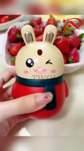 TWOL SHOP 1pcs Rabbit Press Toothpick Box | Household Cartoon Toothpick Holder