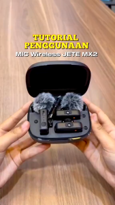 Microphone Wireless Bluetooth JETE MX2 4in1 with Docking Charge - Garansi 2 Tahun