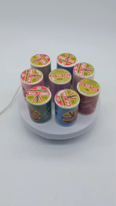 ด้ายวีนัส spun 100% Polyester สีหลากหลาย คุณภาพสูง ไม่ติดถ่าน สำหรับงานซักอบ