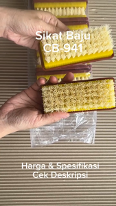 (12 pcs) Sikat Baju / Sikat Pakaian Bulu Kasar CB-941
