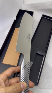 Dao Nhật nhà bếp thép không gỉ 50cr15 toàn thân kích cỡ 7inch x 29.5cm chính hãng Global