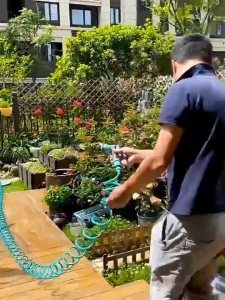 Expandable Magic Car Watering Washing Retractable Coil Hose Garden Supplies Irrigation Water Hose